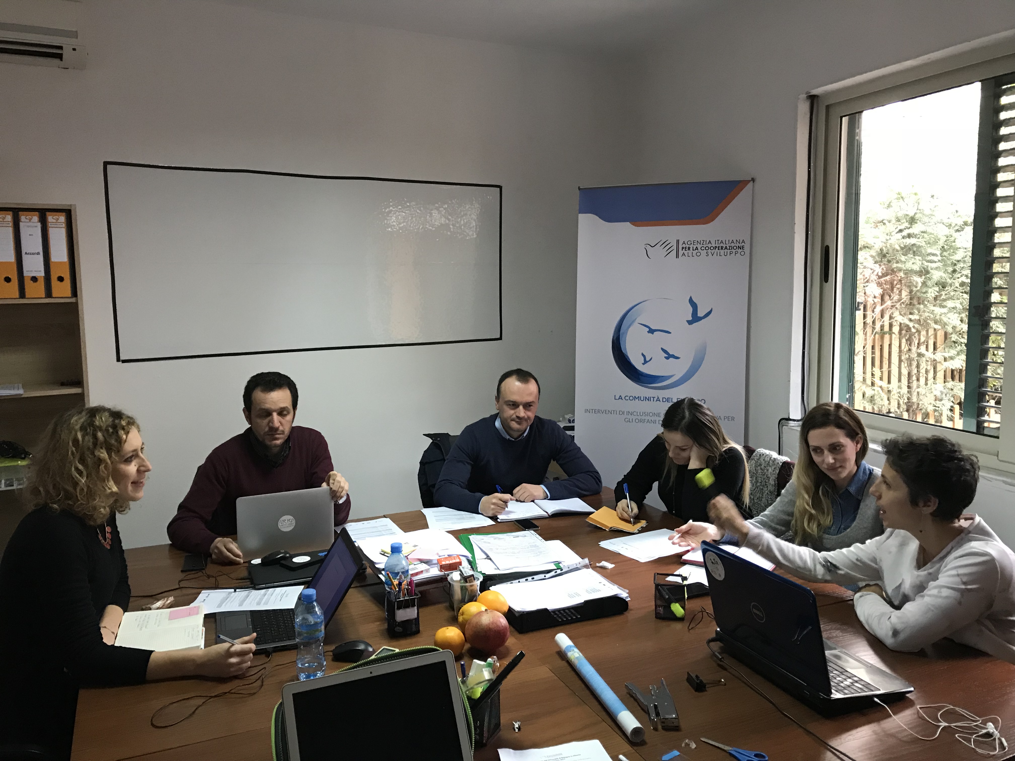 Lavoro di ricerca fra l'Università di Bologna e l'Università di Scutari, presso Qendra Rinore Arka, Scutari, il giorno: 23/11/2017